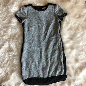 Structured Hint of Blue Dress